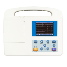 Hôpital médical Desktop Portable numérique 3,5 pouces Couleur LCD 3 canal 12 Lead ECG Cardiograph Machine MMC32